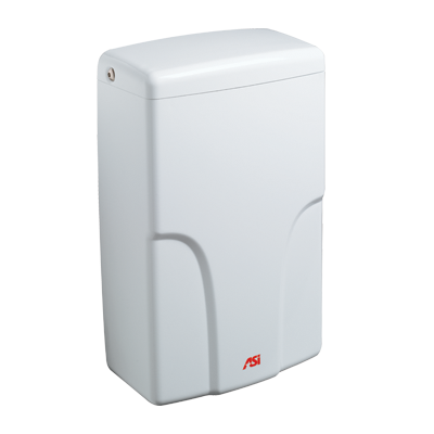 ASI 0196-1 TURBO-Pro™, 120V, HIGH-SPEED ADA HAND DRYER – WHITE-Our Hand Dryer Manufacturers-ASI (American Specialties, Inc.)-Allied Hand Dryer