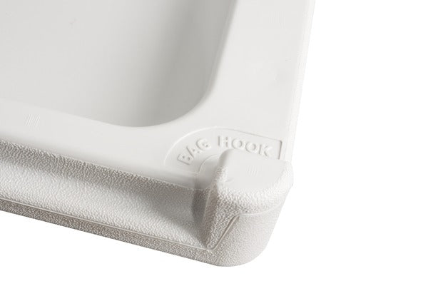 Foundations 100-EV Surface-Mounted, Vertical-Folding Light Gray Baby Changing Station-Our Baby Changing Stations Manufacturers-Foundations-Allied Hand Dryer