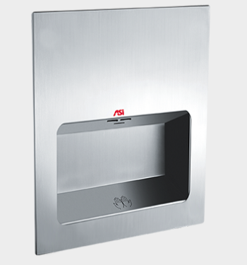ASI 0135-3 TURBO-Tuff™ 277V, Recess Mounted, Automatic High Speed Hand Dryer-Our Hand Dryer Manufacturers-ASI (American Specialties, Inc.)-Allied Hand Dryer