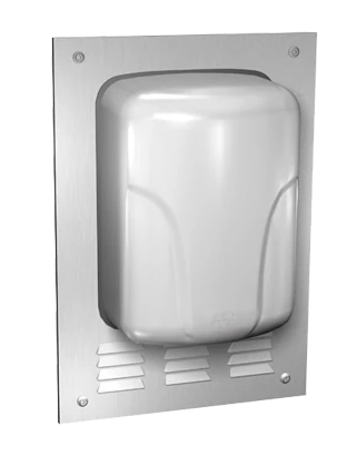 HK-JA RK SEMI-RECESSING MOUNTING BOX FOR HK-JA SERIES-Our Hand Dryer Manufacturers-FastDry-White Steel-Allied Hand Dryer