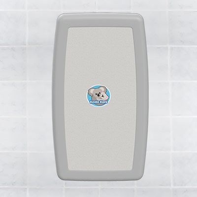 Koala Kare® KB301-05 - Surface Vertical White Granite Baby Changing Station (Newest Generation)