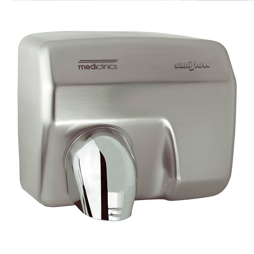 Saniflow® E88ACS-UL AUTOMATIC - Steel Cover with Satin (Brushed) Finish-Our Hand Dryer Manufacturers-Saniflow-Allied Hand Dryer
