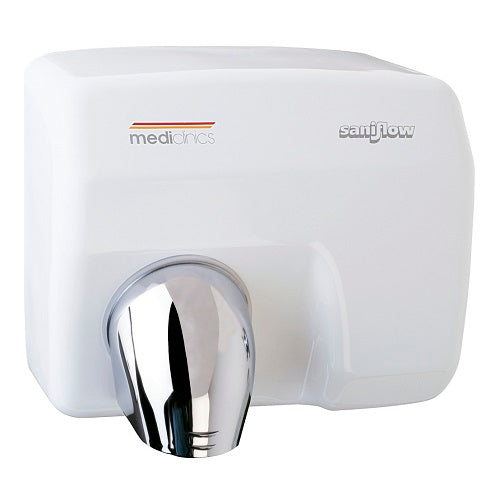 Saniflow® E88A-UL AUTOMATIC Hand Dryer - Steel Cover with White Enamel Finish-Our Hand Dryer Manufacturers-Saniflow-Allied Hand Dryer