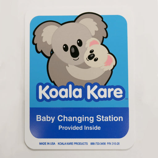 310-28 - Restroom Door Label for Baby Changing Stations