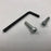 WORLD VERDEdri Q-973A (First Generation) SECURITY COVER BOLT ALLEN WRENCH with COVER BOLTS (Set of 2 Bolts) COMBO (Part # 46-040221K)