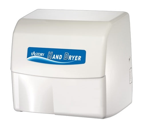 HK1800EA, FastDry Automatic White Metal Hand Dryer-Our Hand Dryer Manufacturers-FastDry-110/120 Volt hard wired-Allied Hand Dryer