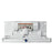 FOUNDATIONS® 100-EH-BP Surface-Mounted, Horizontal-Folding LIGHT GRAY Baby Changing Station with EZ Mount Backer Plate