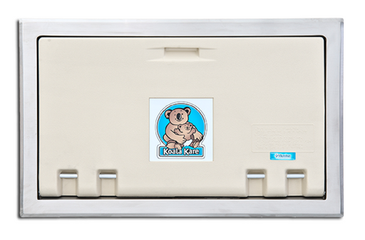 KB100-00ST, KOALA Recessed Horizontal Baby Changing Station in Cream-Our Baby Changing Stations Manufacturers-Koala-Allied Hand Dryer