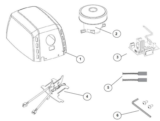 Bradley Part # P15-470 Sensor set-Hand Dryer Parts-Bradley-Allied Hand Dryer