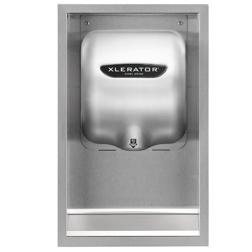 40502, Excel XLERATOR Stainless Steel ADA Recess Kit (DOES NOT INCLUDE HAND DRYER)-Our Hand Dryer Manufacturers-Excel-Stainless Steel-Allied Hand Dryer