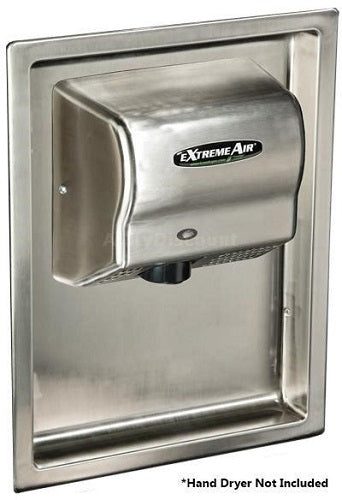 ADA-RK, American Dryer - Stainless Steel RECESS KIT for GX, GXT, EXT, CPC, & AD90 Series - DOES NOT INCLUDE HAND DRYER-Our Hand Dryer Manufacturers-American Dryer-Allied Hand Dryer