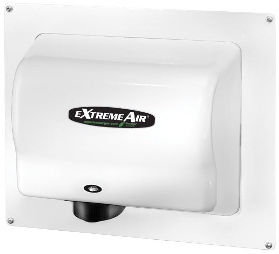 ADA-W, American Dryer - White Steel RECESS WALL BOX for GX, GXT, EXT, CPC, & AD90 Series - DOES NOT INCLUDE HAND DRYER-Our Hand Dryer Manufacturers-American Dryer-Allied Hand Dryer