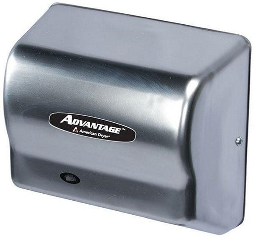 AD90-C, American Dryer Advantage Steel Satin Chrome - Auto - Universal Voltage-Our Hand Dryer Manufacturers-American Dryer-Hand Dryer (100-240V)-Allied Hand Dryer