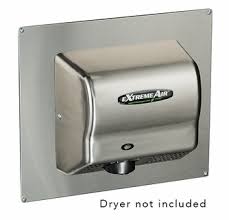 AMERICAN DRYER® AP Universal Adapter Plate - Brushed (Satin) Stainless Steel (HAND DRYER NOT INCLUDED)