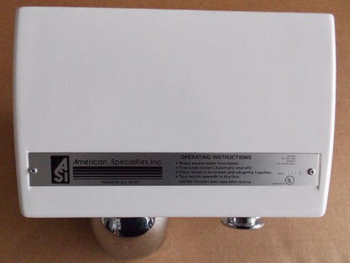 ASI TRADITIONAL Series Push-Button Model (208V-240V) THERMOSTAT (Part# 005215)-Hand Dryer Parts-ASI (American Specialties, Inc.)-Allied Hand Dryer