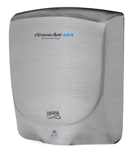 AXT-SS, eXtremeAir ADA American Dryer Brushed Stainless Steel Universal Voltage ADA-Our Hand Dryer Manufacturers-American Dryer-Allied Hand Dryer