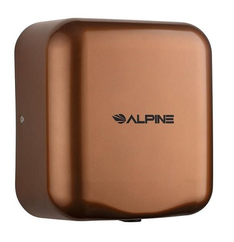 ALPINE 400-10-COP HEMLOCK Stainless Steel "Coffee" High-Speed Hand Dryer-Our Hand Dryer Manufacturers-Alpine Industries-110/120 Volt-Allied Hand Dryer