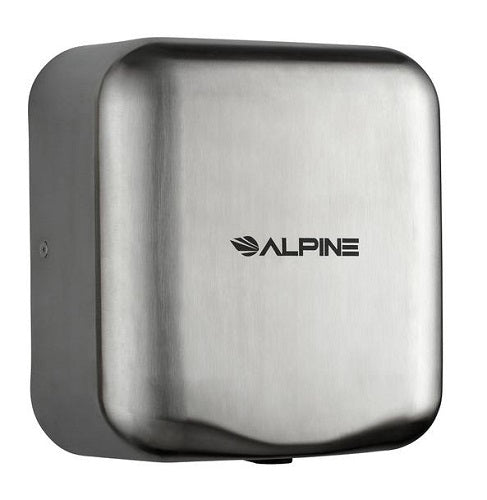 ALPINE 400-10-SSB HEMLOCK Stainless Steel (Brushed Finish) High-Speed Hand Dryer-Our Hand Dryer Manufacturers-Alpine Industries-110/120 Volt-Allied Hand Dryer