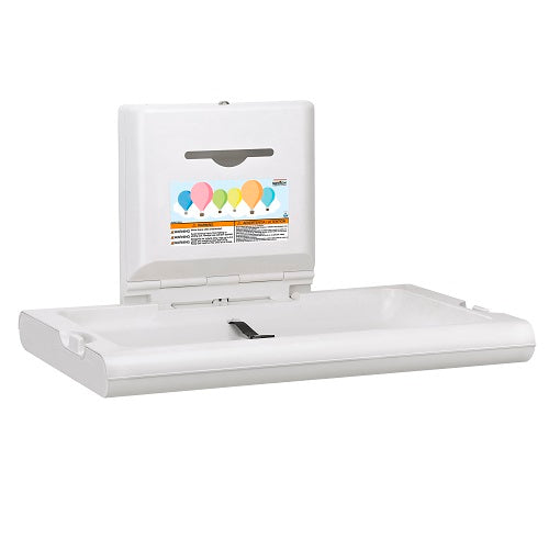 Saniflow® CP0016H BabyMedi® Baby Changing Station - White Horizontal Surface-Mounted-Our Baby Changing Stations Manufacturers-Saniflow-Allied Hand Dryer
