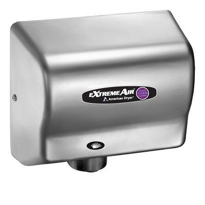CPC9-C, American Dryer ExtremeAir - Steel Satin Chrome - Universal Voltage - Cold Plasma-Our Hand Dryer Manufacturers-American Dryer-Allied Hand Dryer