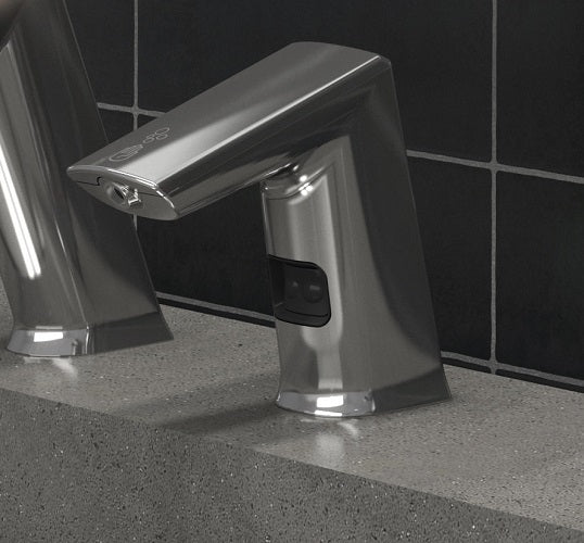 Sloan® BASYS® Style ESD-500 Deck-Mounted Automatic Foam Soap Dispenser (Battery-Powered/Optional AC-Powered) with Soap - Available in Five Finishes