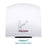 Stiebel Eltron Galaxy™ ABS Cover in Alpine White Ultra-Quiet Touchless Automatic Hand Dryers-Allied Hand Dryer-120V; Galaxy ABS White-Allied Hand Dryer