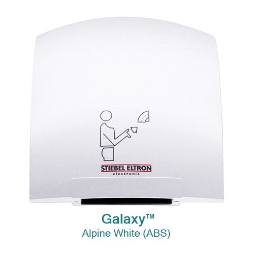 Stiebel Eltron Galaxy™ ABS Cover in Alpine White Ultra-Quiet Touchless Automatic Hand Dryers-Allied Hand Dryer-120V; Galaxy ABS White-Allied Hand Dryer