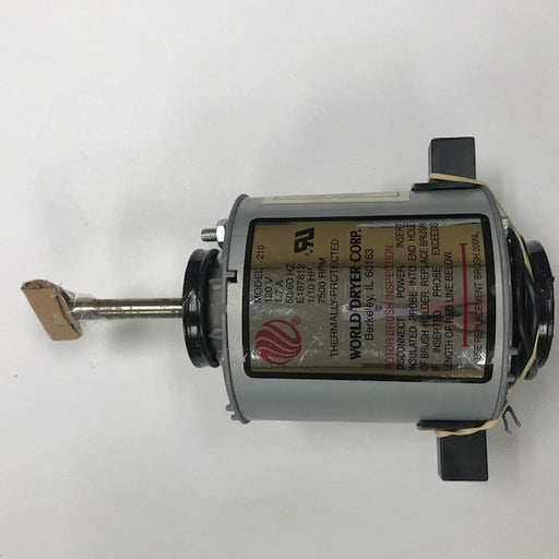 WORLD XRA5-Q974 (115V - 20 Amp) MOTOR ASSEMBLY with MOTOR BRUSHES (Part# 210K)-Hand Dryer Parts-World Dryer-Allied Hand Dryer