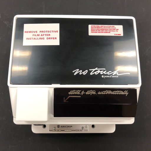 WORLD NT246-005 No Touch REPLACEMENT COVER ASSEMBLY - WHITE (Part# 70NT-777AK)-Hand Dryer Parts-World Dryer-Allied Hand Dryer