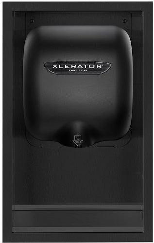 Excel Dryer XLERATOR® 40502 Recess Kit - Black Stainless Steel ADA Compliant (DOES NOT INCLUDE HAND DRYER)