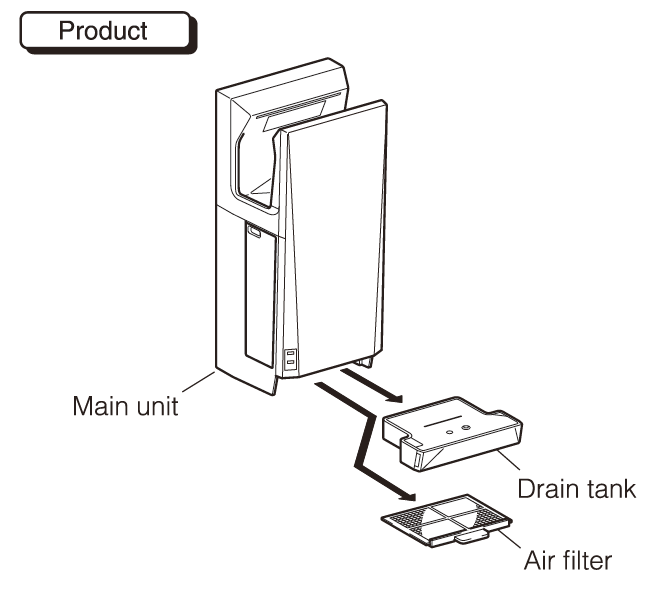 Mitsubishi Jet Towel SLIM Hand Dryer (Silver/Gray) JT-SB116JH2-S-NA (9th Generation), Ultra Fast Quiet Hand Dryer (Replaces JT-SB116JH-G-NA, 8th Gen)-Our Hand Dryer Manufacturers-Mitsubishi-Allied Hand Dryer