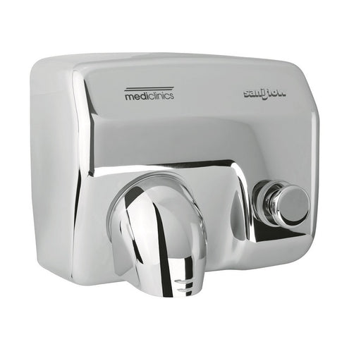Saniflow® E88C-UL PUSH-BUTTON Hand Dryer - Steel Cover with Bright (Polished) Finish-Our Hand Dryer Manufacturers-Saniflow-Allied Hand Dryer