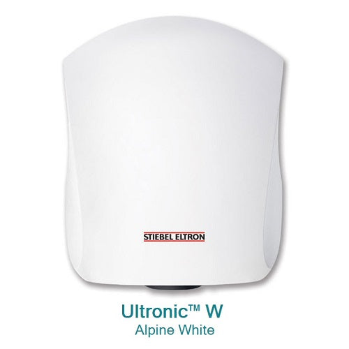 Stiebel Eltron Ultronic™ W - Alpine White on Cast Aluminum High-Speed Touchless Automatic Hand Dryer-Allied Hand Dryer-120V; Ultronic™ White-Allied Hand Dryer