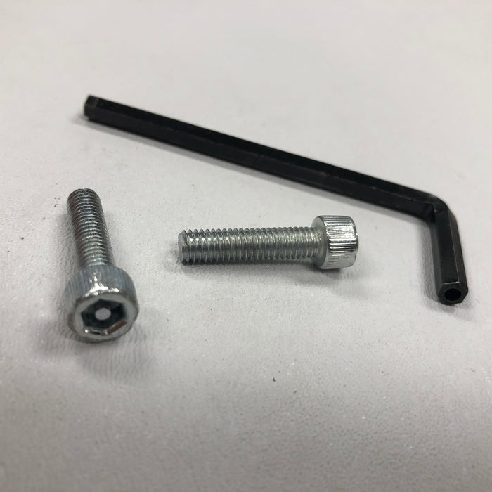 WORLD VERDEdri Q-973 COVER BOLTS (Set of 2) with SECURITY ALLEN WRENCH COMBO (Part # 46-040221K)-Hand Dryer Parts-World Dryer-Allied Hand Dryer