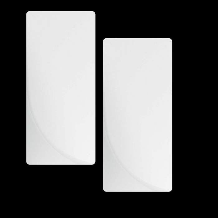 WORLD DRYER® Model# 37-10455K Wall Guard - White Anti-Microbial-Our Hand Dryer Manufacturers-World Dryer-Part# 37-10455-2PK (Set of Two White Wall Guard Panels)-Allied Hand Dryer