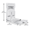 WORLD DRYER® ABC-300V DryBaby® - White Vertical-Folding Surface-Mounted Baby Changing Station-Our Baby Changing Stations Manufacturers-World-Allied Hand Dryer