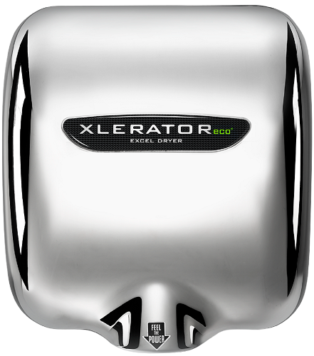 XL-C-ECO, XLERATOReco Excel Dryer (No Heat) Polished Chrome Platting on Zinc Alloy-Our Hand Dryer Manufacturers-Excel-110-120 Volt-Allied Hand Dryer