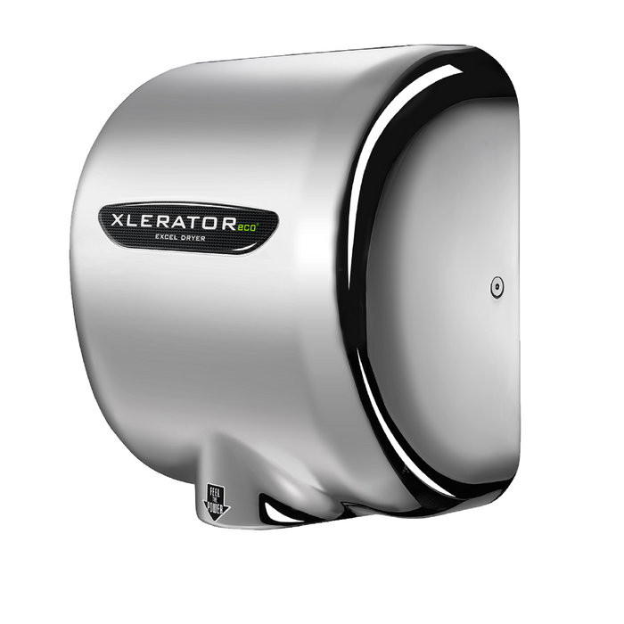 XL-CH-ECO, XLERATOReco with HEPA FILTER Excel Dryer (No Heat) Polished Chrome Platting on Zinc Alloy-Our Hand Dryer Manufacturers-Excel-XL-CH-ECO, 110-120 Volt-Allied Hand Dryer