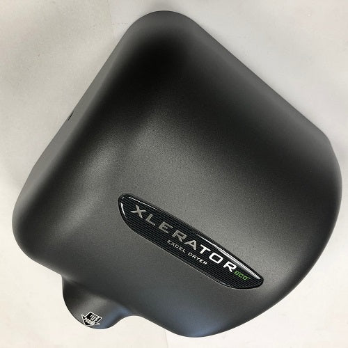 Excel XL-GRV-ECO XLERATOReco REPLACEMENT COVER - TEXTURED GRAPHITE EPOXY on ZINC ALLOY (Part Ref. XL 1 / Stock# 1066)-Hand Dryer Parts-Excel-Allied Hand Dryer