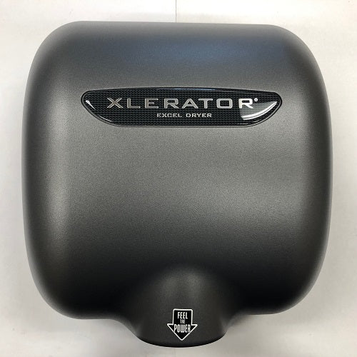 Excel XL-GR XLerator REPLACEMENT COVER - TEXTURED GRAPHITE EPOXY on ZINC ALLOY (Part Ref. XL 1 / Stock# 1066)-Hand Dryer Parts-Excel-Allied Hand Dryer