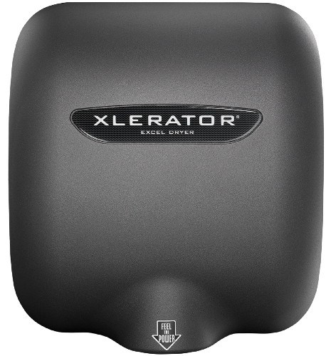 XL-GR, XLERATOR Excel Dryer Textured Graphite Epoxy on Zinc Alloy-Our Hand Dryer Manufacturers-Excel-110-120 Volt-Allied Hand Dryer
