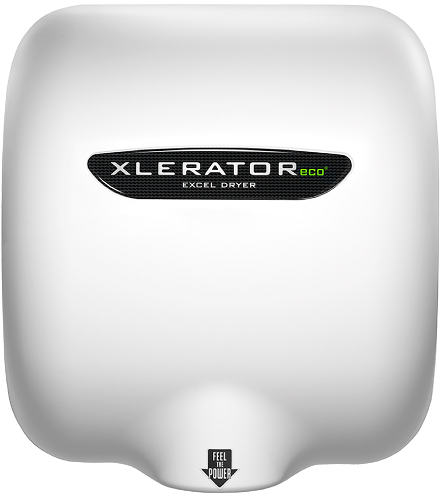 XL-W-ECO, XLERATOReco Excel Dryer (No Heat) White Epoxy on Zinc Alloy-Our Hand Dryer Manufacturers-Excel-110-120 Volt-Allied Hand Dryer