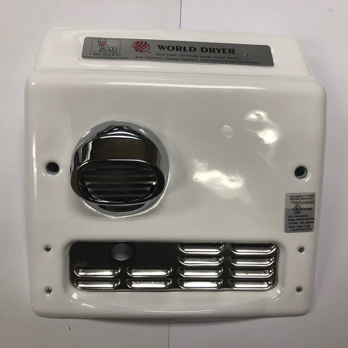 WORLD XRA57-Q974 (277V) COVER ASSEMBLY COMPLETE (Part# 713XA5)-Hand Dryer Parts-World Dryer-Allied Hand Dryer