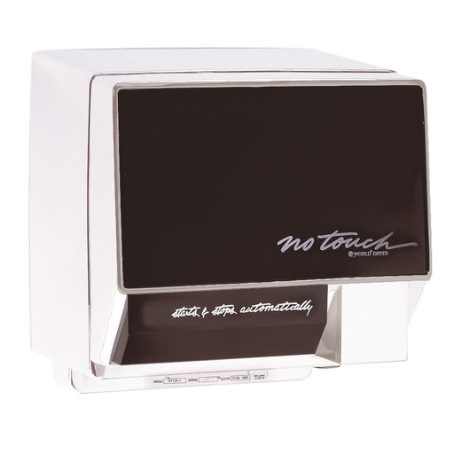 <strong>CLICK HERE FOR PARTS</strong> for the NT126-005 WORLD No-Touch (110V/120V) White Automatic Hand Dryer-Hand Dryer Parts-World Dryer-Allied Hand Dryer