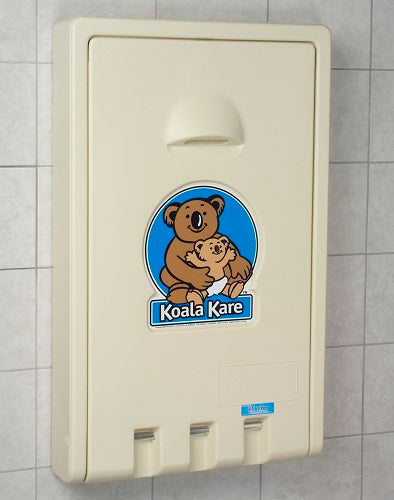 Koala Kare® KB101-00 - Surface Vertical Cream Baby Changing Station