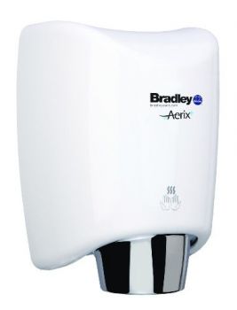 Bradley Aerix+ Model 2922-2873 High Speed, 120V, High-Efficiency Hand Dryer Aluminum White