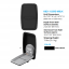 Koala Kare® KB311-SSRE-MBLK - Matte Black Recessed Vertical Stainless Steel Baby Changing Station (
