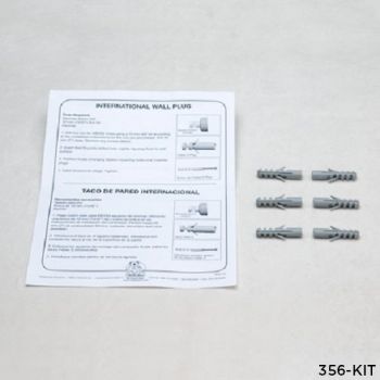 356-KIT - WALL PLUG KIT for ALL KB200-Series Changing Stations