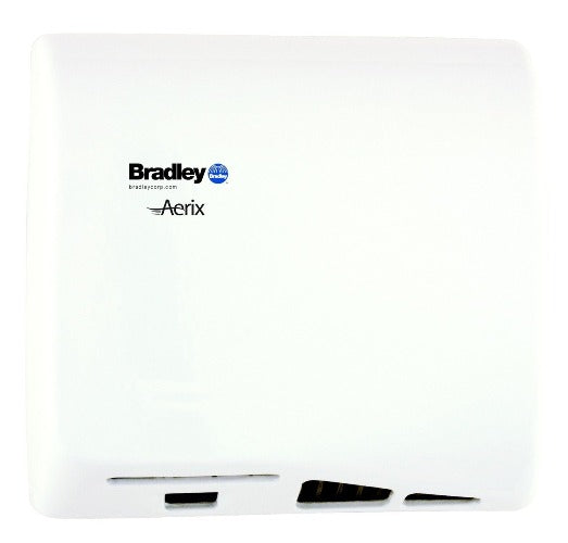 Bradley Aerix 2902-28 White Epoxy Cast Iron Hand Dryer
