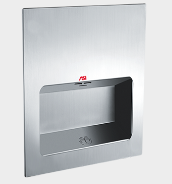 Allied Hand Dryer: ASI® 0135 TURBO-Tuff™ Hand Dryer - Satin